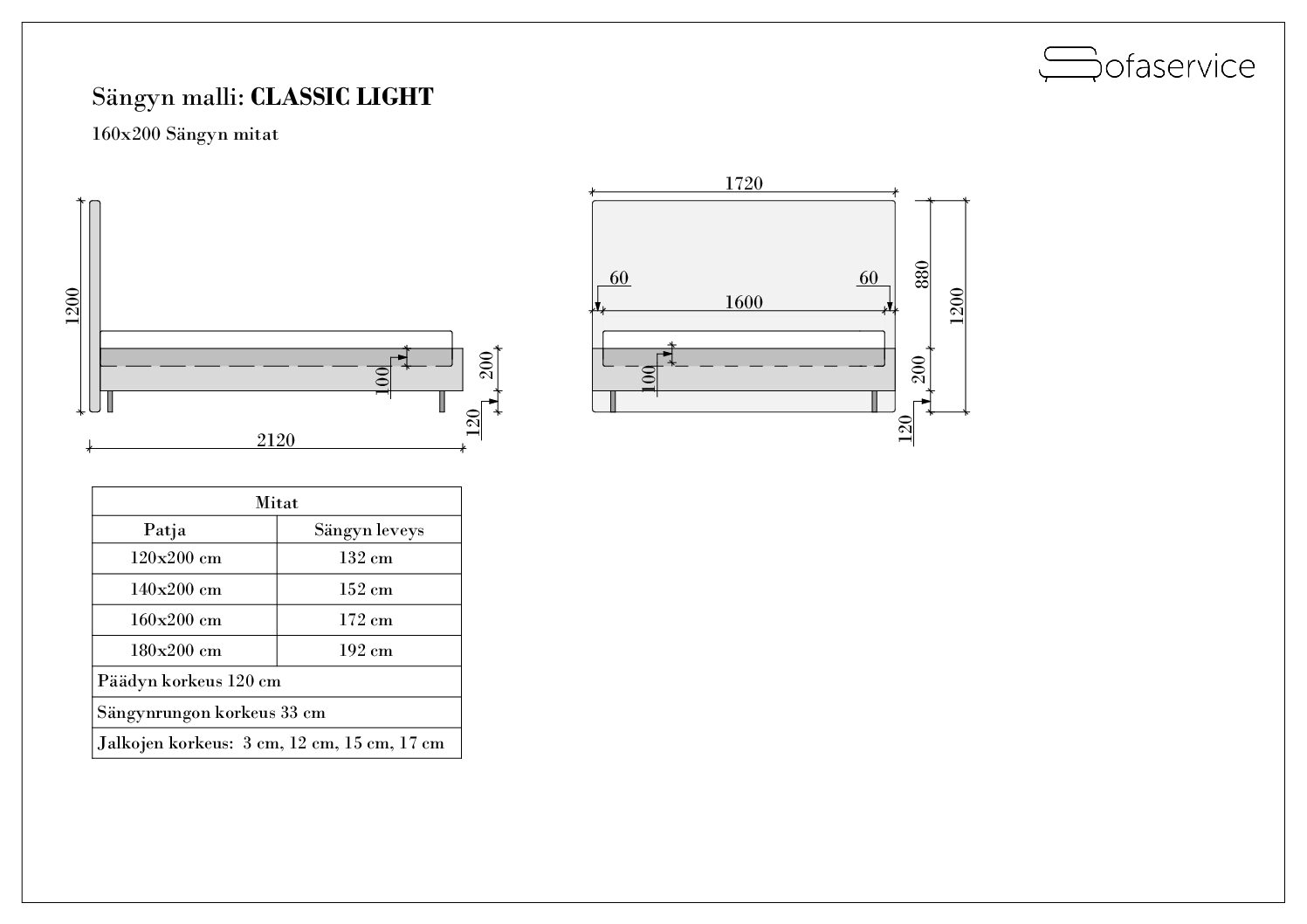 Classic Light Sänky Classic Light - Image 3