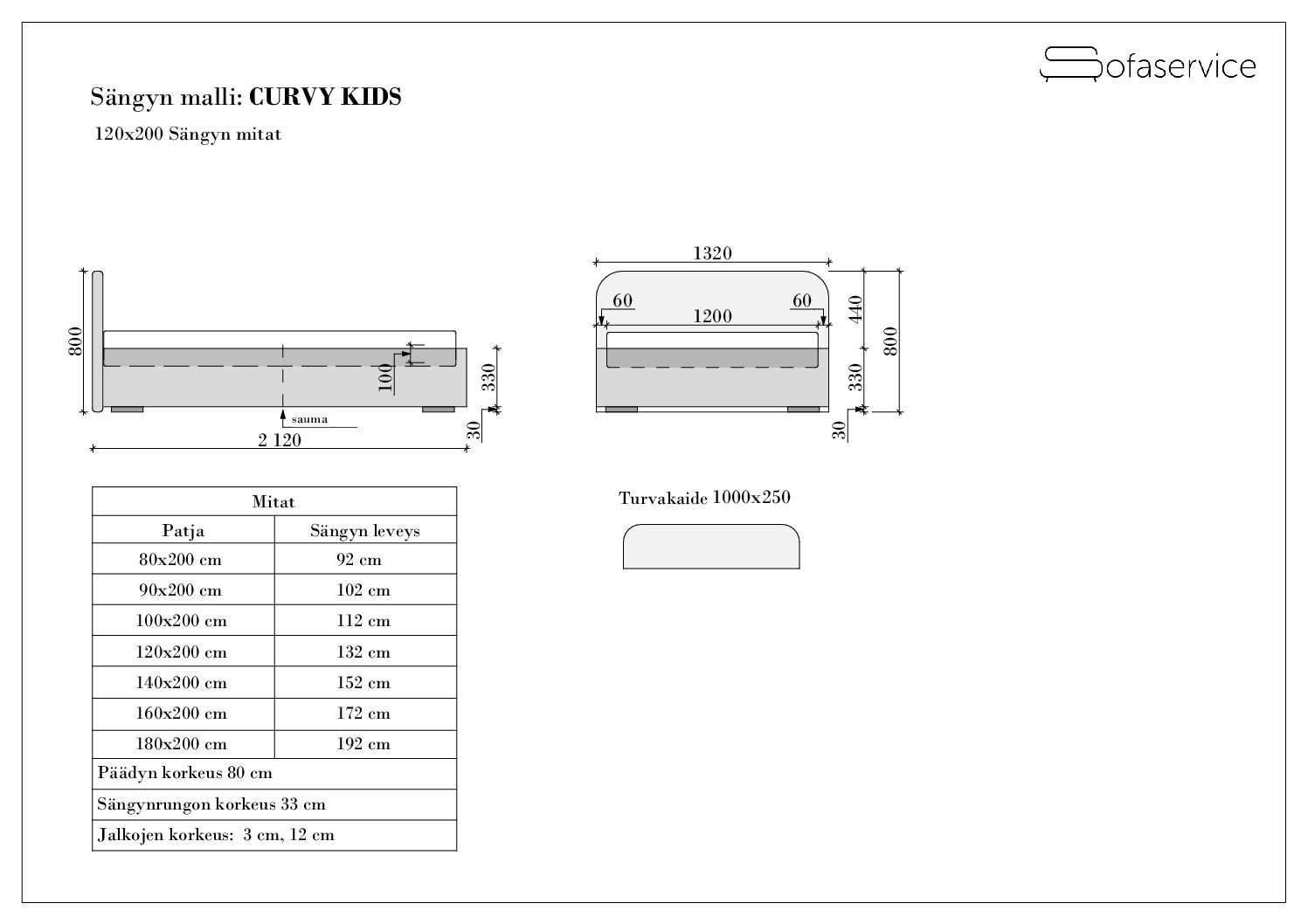 Curvy Kids Sänky Curvy Kids - Image 3