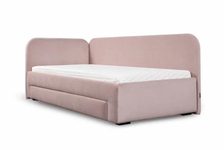 Sänky Curvy Kids sivupaneelilla ja lisävuoteella/säilytyslaatikolla - Image 5