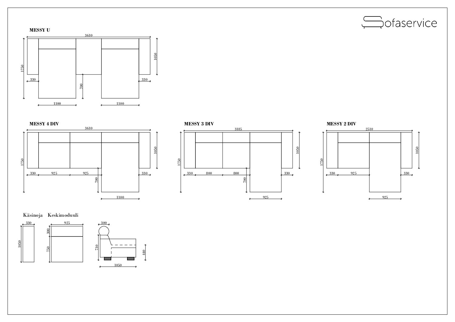 Messy Sohva Messy - Image 3