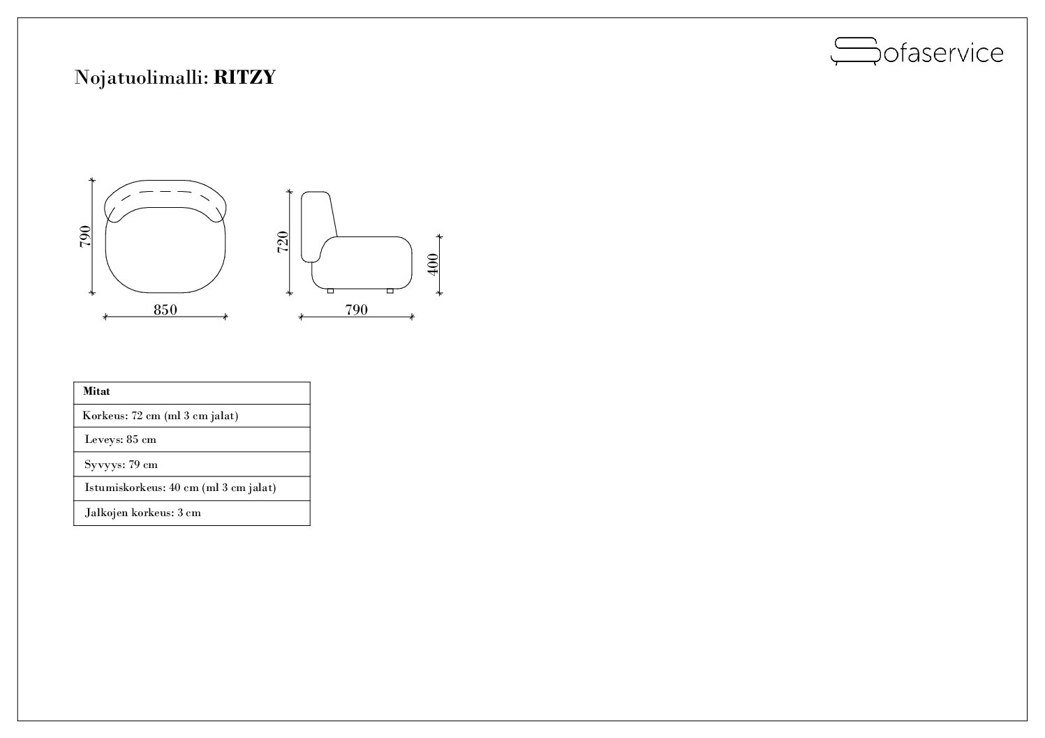 Ritzy Nojatuoli Ritzy - Image 3
